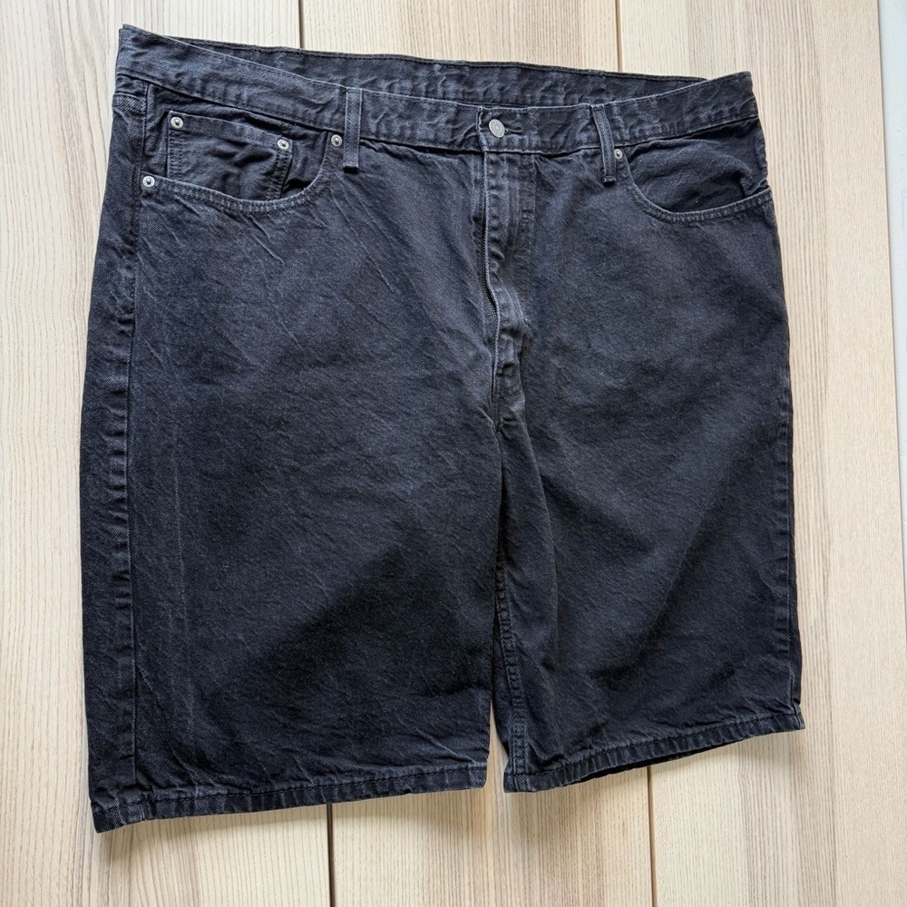 Levi's Dark Gray Jean Shorts for Men plus size